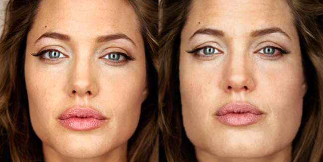 Angelina-Jolie-efectos-espejo de alcohol